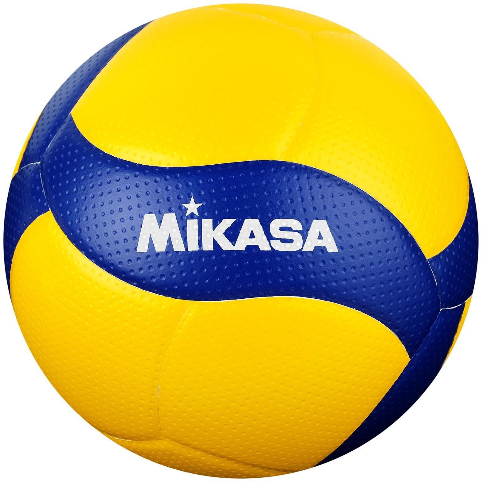 Волейбольный мяч Mikasa V200W, клееный, 18 панелей, р. 5, microfiber PU