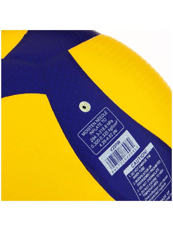 Волейбольный мяч Mikasa V200W, клееный, 18 панелей, р. 5, microfiber PU