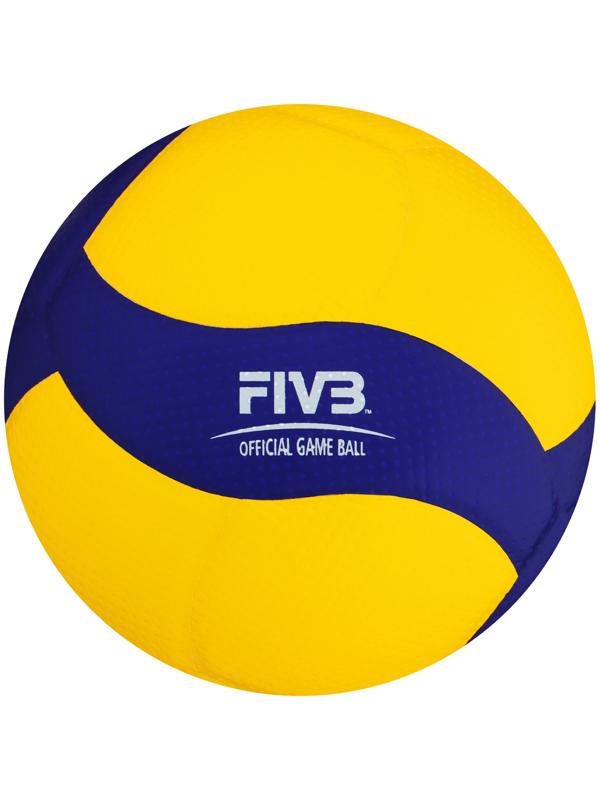 Волейбольный мяч Mikasa V200W, клееный, 18 панелей, р. 5, microfiber PU