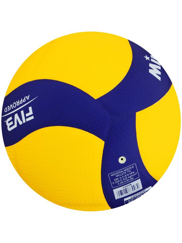 Волейбольный мяч Mikasa V200W, клееный, 18 панелей, р. 5, microfiber PU