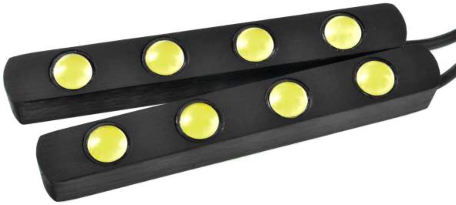 Дневные ходовые огни Skyway, 12 В, 4 диода, 4 Вт, 110×15×15 мм, 2 шт.