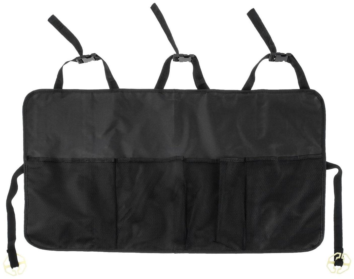 Органайзер на заднее сиденье 87×47 см, 4 кармана, черный