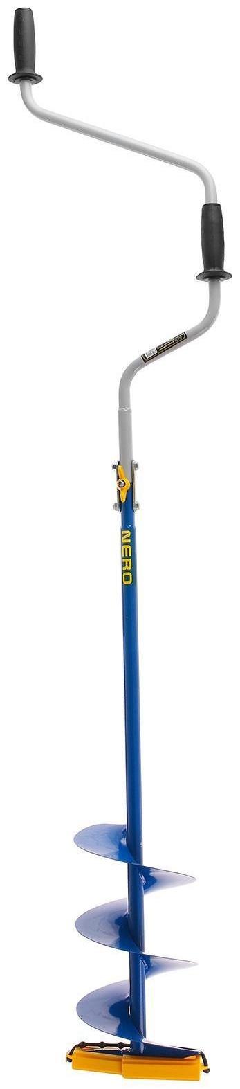 Ледобур NERO-200, ЛВ, L-шнека 0.36 м, L-транспорт. 0.88 м, L-рабочая 1.05 м, 3.1 кг