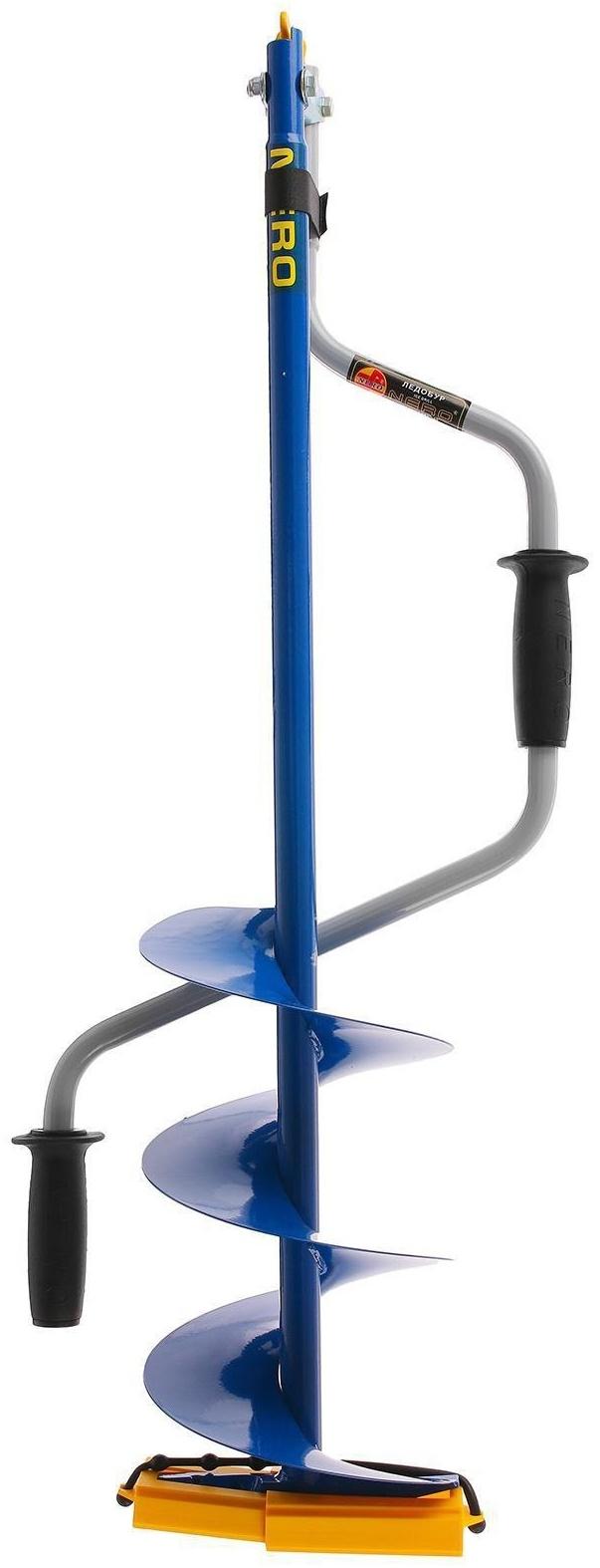 Ледобур NERO-200, ЛВ, L-шнека 0.36 м, L-транспорт. 0.88 м, L-рабочая 1.05 м, 3.1 кг