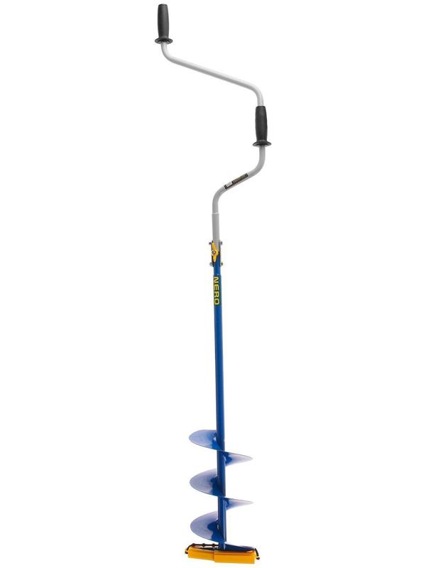 Ледобур NERO-200, ЛВ, L-шнека 0.36 м, L-транспорт. 0.88 м, L-рабочая 1.05 м, 3.1 кг