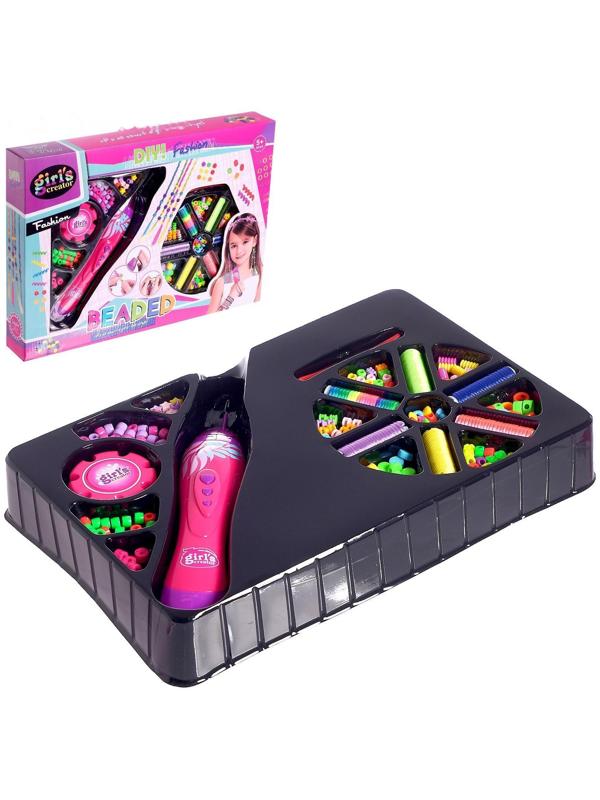 Набор парикмахера с аксессуарами для волос + аппарат для плетения