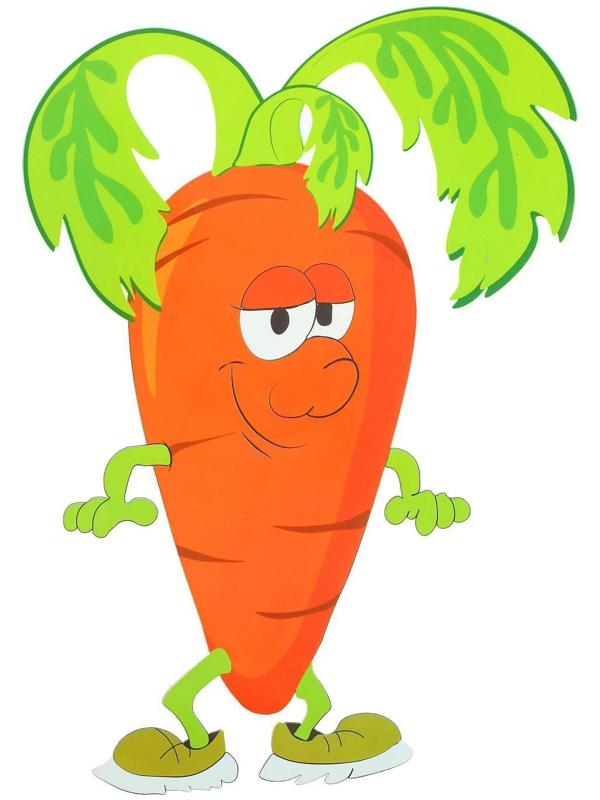 Термонаклейка «Морковь», набор 10 шт.