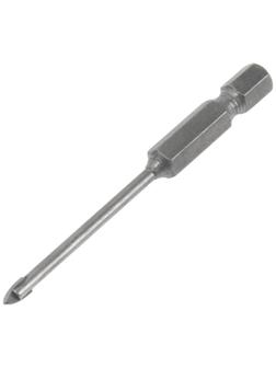 Сверло по стеклу и кафелю STRONG СTC-04200003, 3 мм, шестигранный хвостик, 2 резца