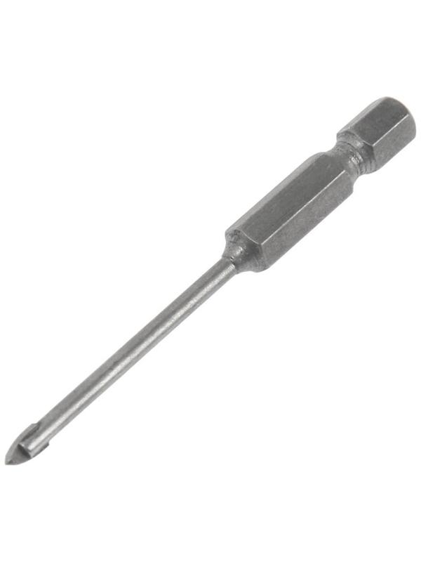 Сверло по стеклу и кафелю STRONG СTC-04200003, 3 мм, шестигранный хвостик, 2 резца