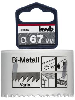 Коронка KWB HSS BI-METALL, сверление 67×38 мм