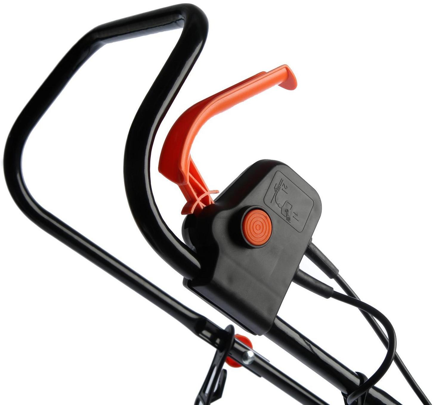 Газонокосилка электрическая Oasis GE-110, 1100 Вт, 3200 об/мин, шир./выс. 320/25-55 мм, 35 л