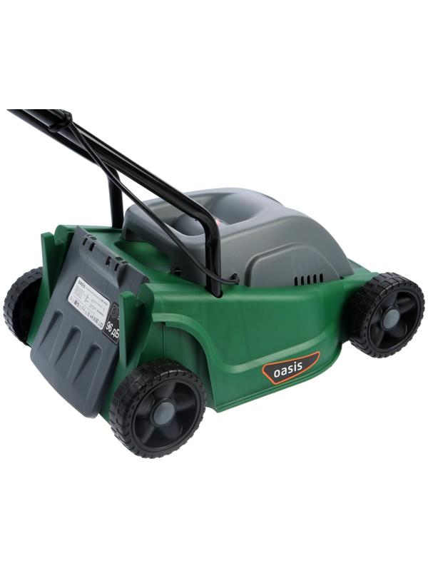 Газонокосилка электрическая Oasis GE-110, 1100 Вт, 3200 об/мин, шир./выс. 320/25-55 мм, 35 л