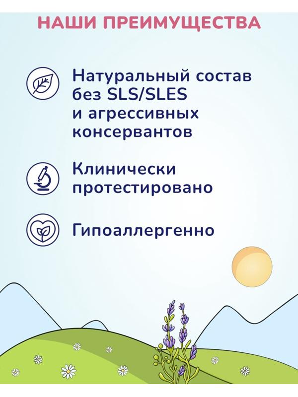 Гель для подмывания девочек AQA baby, 400 мл