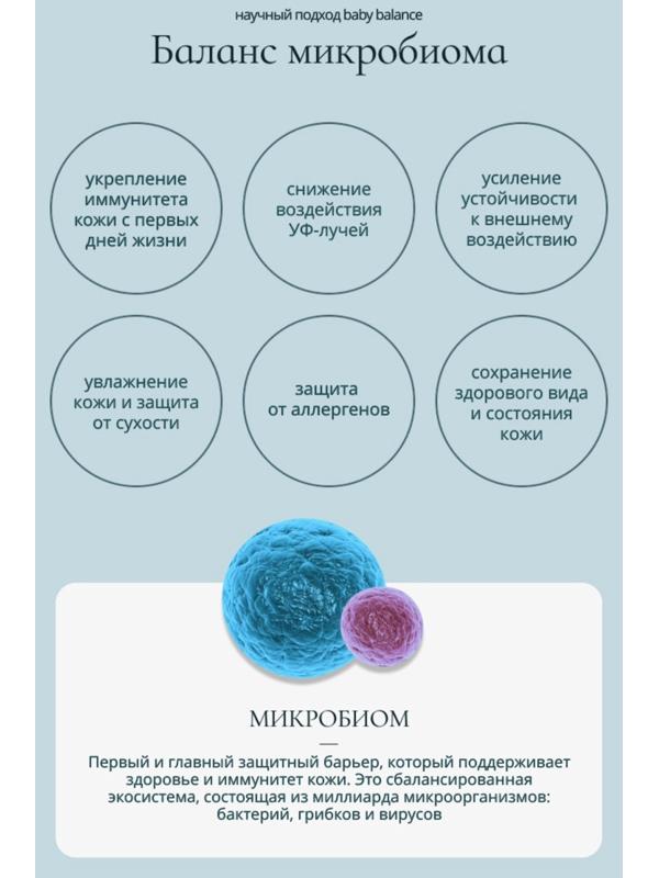 Гель для очищения волос и тела младенца Baby Balance мягкий, 250 мл