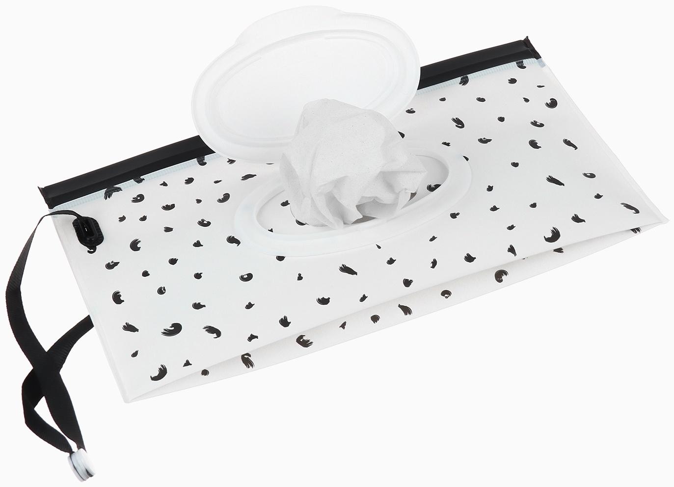 Контейнер для салфеток с петелькой «Звезды на белом», МИКС