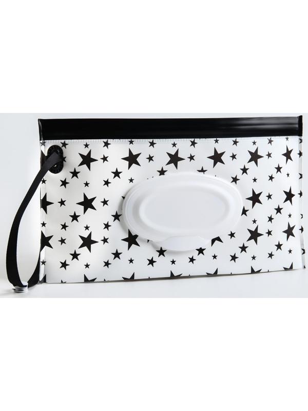Контейнер для салфеток с петелькой «Звезды на белом», МИКС