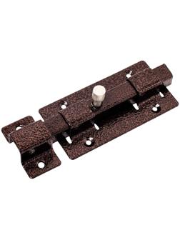 Засов «Киров» Секрет ЗД-06, квадратный, цвет античная медь