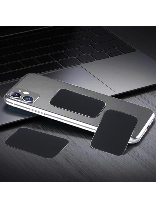 Пластина для магнитных держателей, 4.5×6.5 см, клейкая, черный, набор 3 шт.