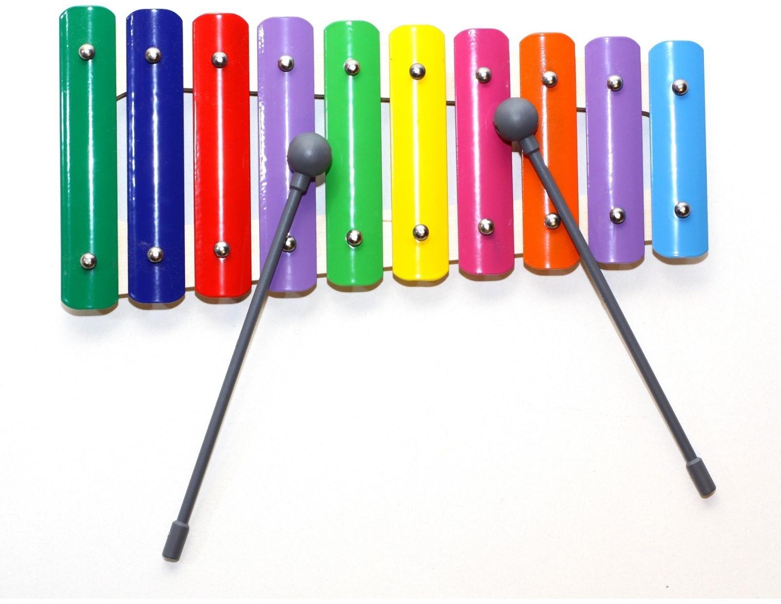 Металлофон детский, 10 нот