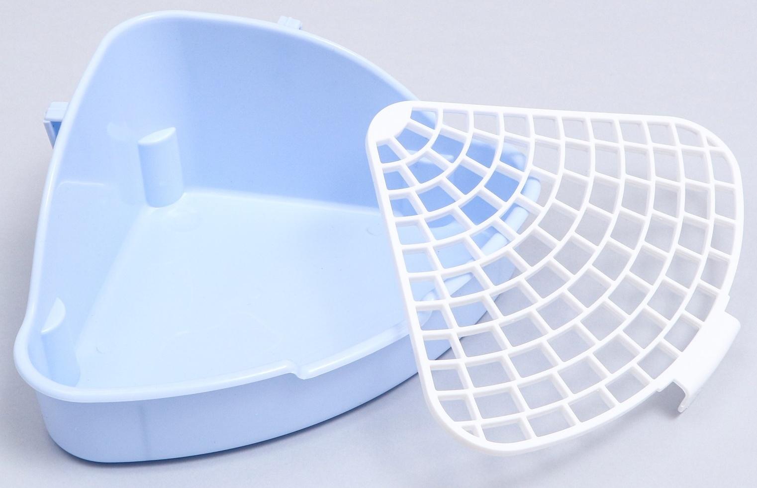 Туалет угловой для кроликов и хорьков 