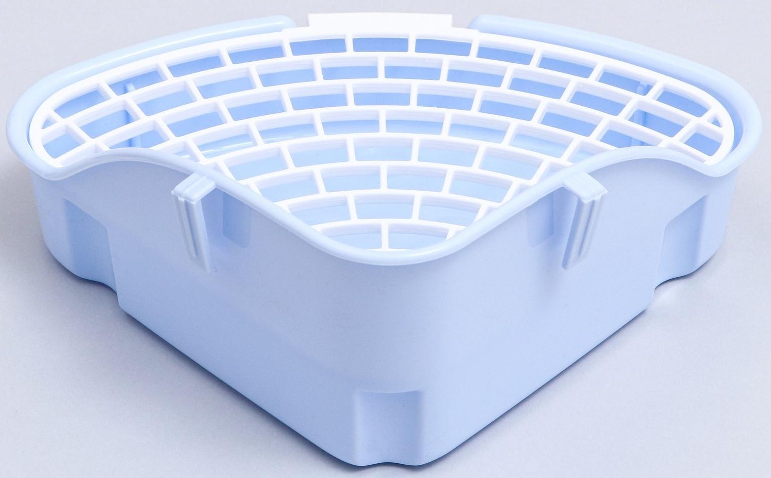 Туалет угловой для кроликов и хорьков 