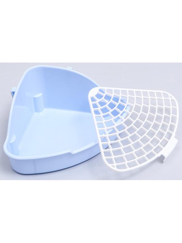 Туалет угловой для кроликов и хорьков 