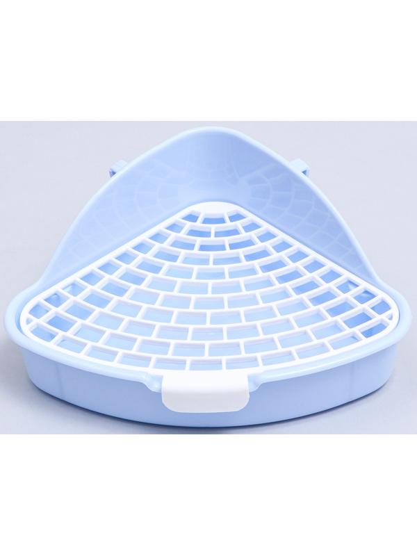 Туалет угловой для кроликов и хорьков 