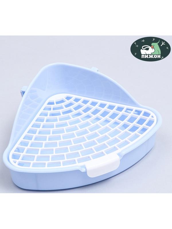 Туалет угловой для кроликов и хорьков 