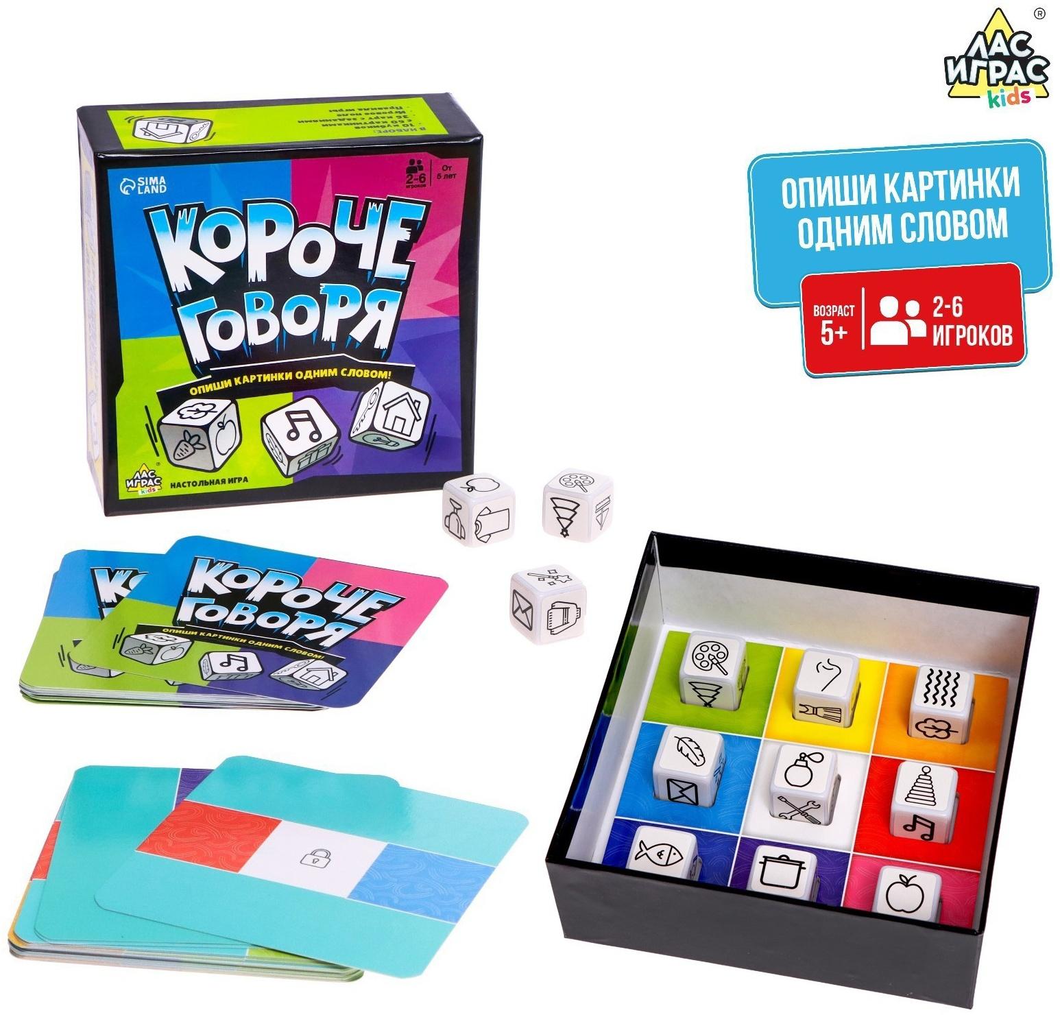 Настольная игра «Короче говоря»