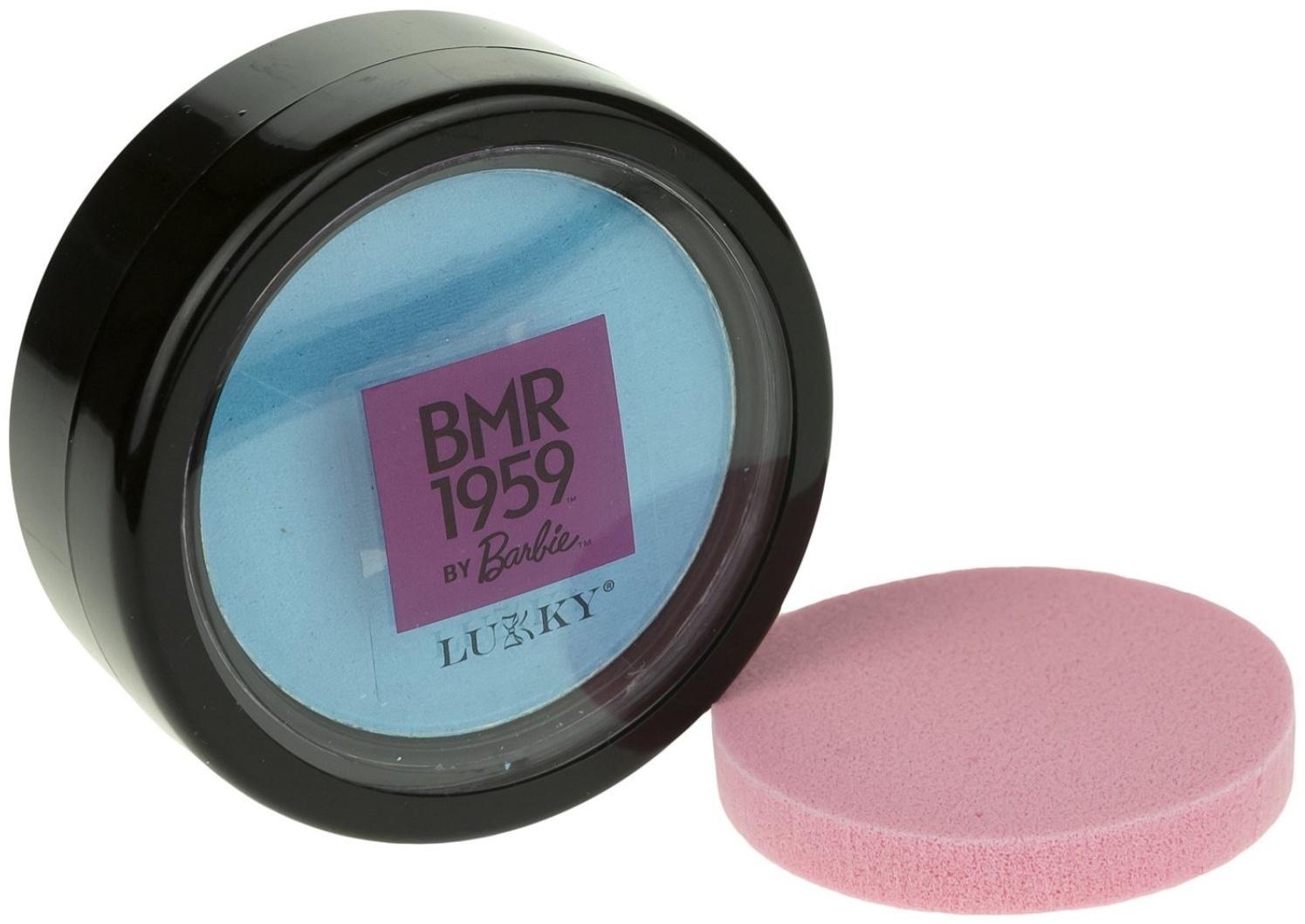 Пудра для волос Barbie BMR1959, в наборе со спонжем, цвет голубой