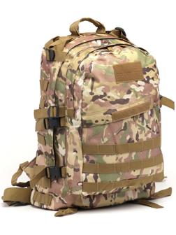 Рюкзак тактический туристический Adventure, 40 л, с карманами, мультикам/бежевый