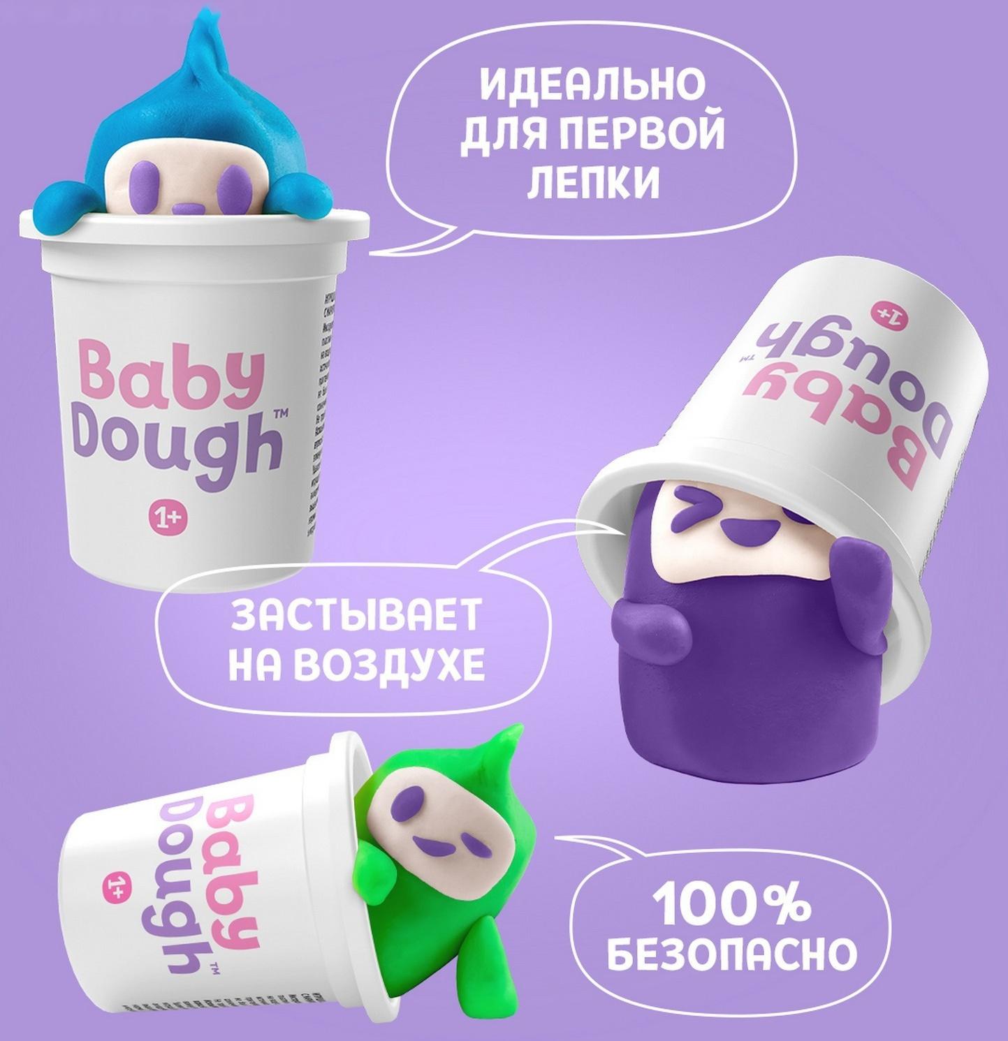 Тесто для лепки Шоу-бокс BabyDough, 14 цветов