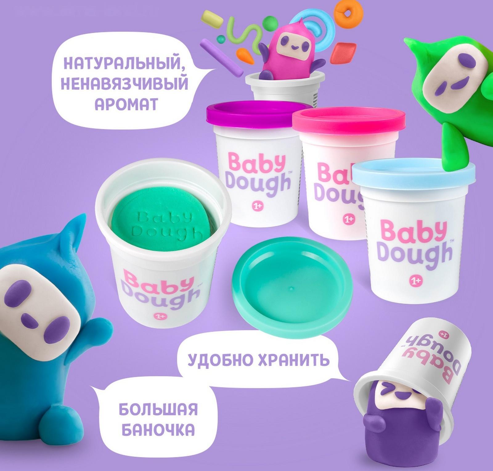 Тесто для лепки Шоу-бокс BabyDough, 14 цветов
