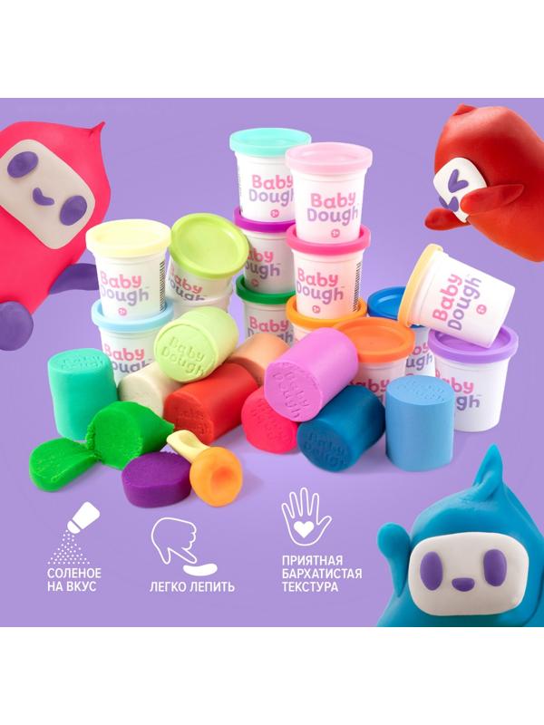 Тесто для лепки Шоу-бокс BabyDough, 14 цветов