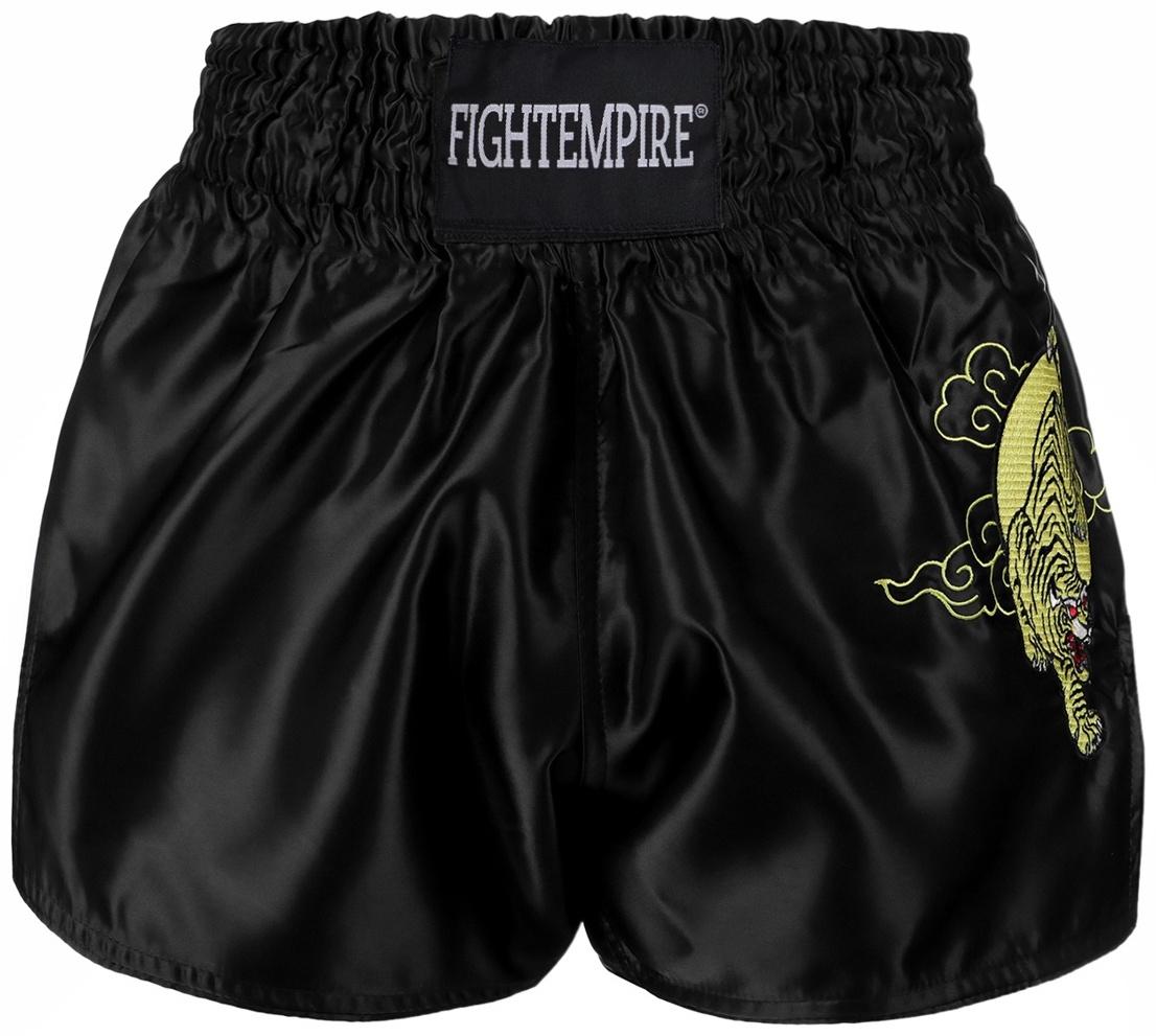 Шорты для тайского бокса FIGHT EMPIRE, р. M, чёрные