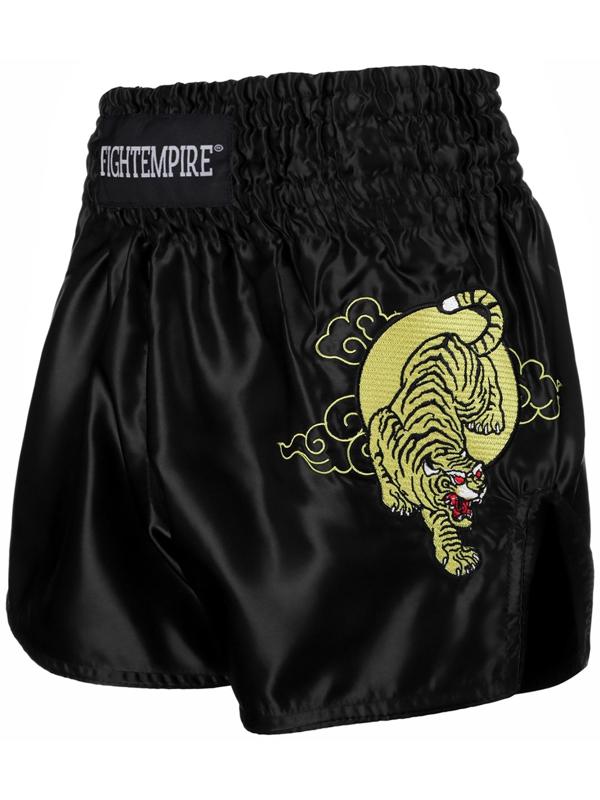 Шорты для тайского бокса FIGHT EMPIRE, р. L, чёрные