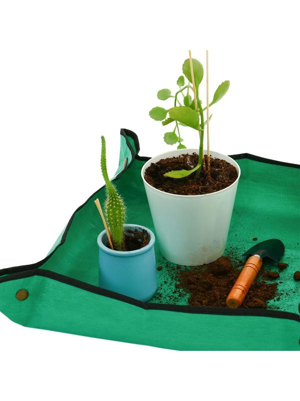 Коврик для пересадки растений, пластик, 67 × 67 см, Greengo