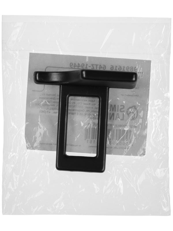 Заглушка ремня безопасности, черный