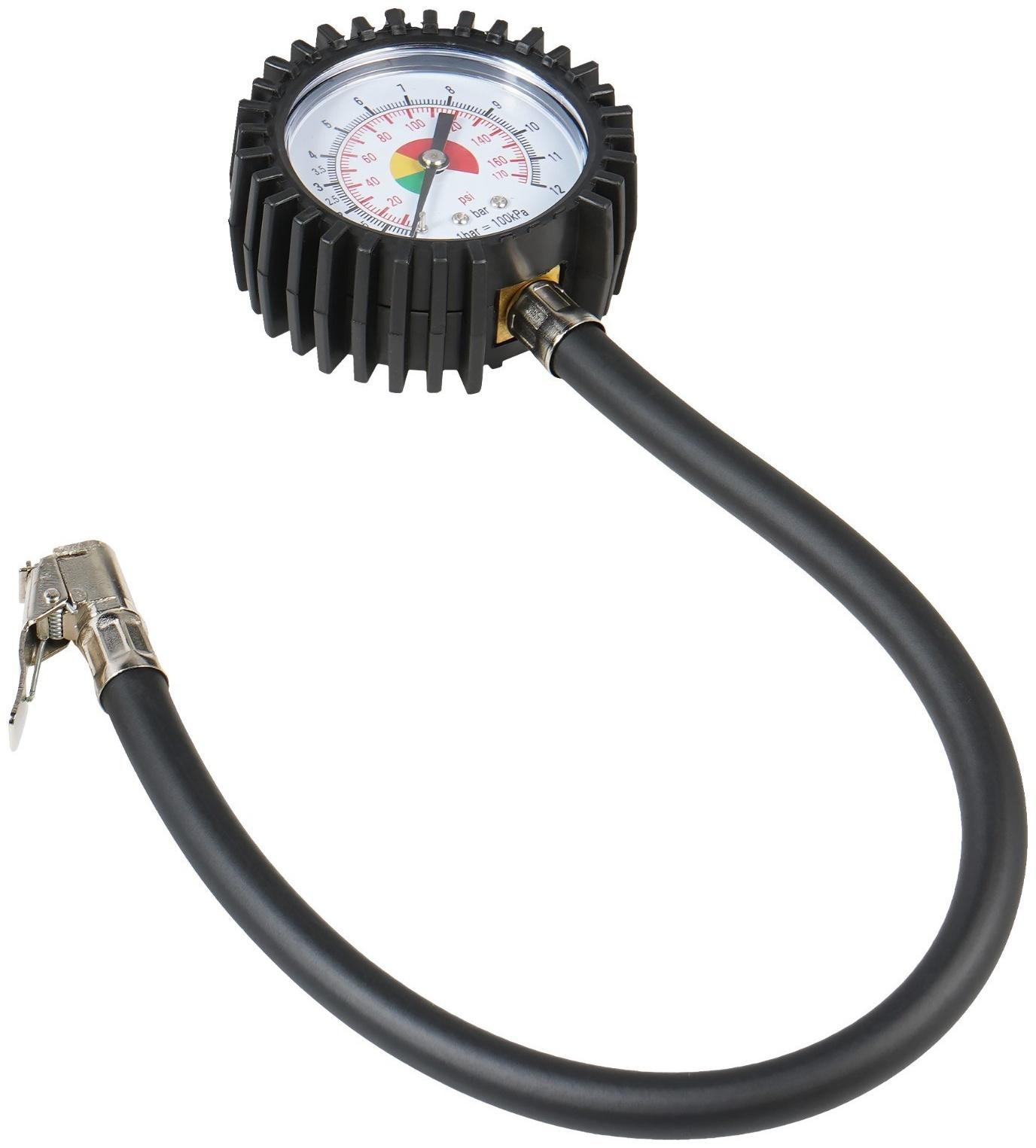 Манометр стрелочный Airline, 12 АТМ, со шлангом, 45 см