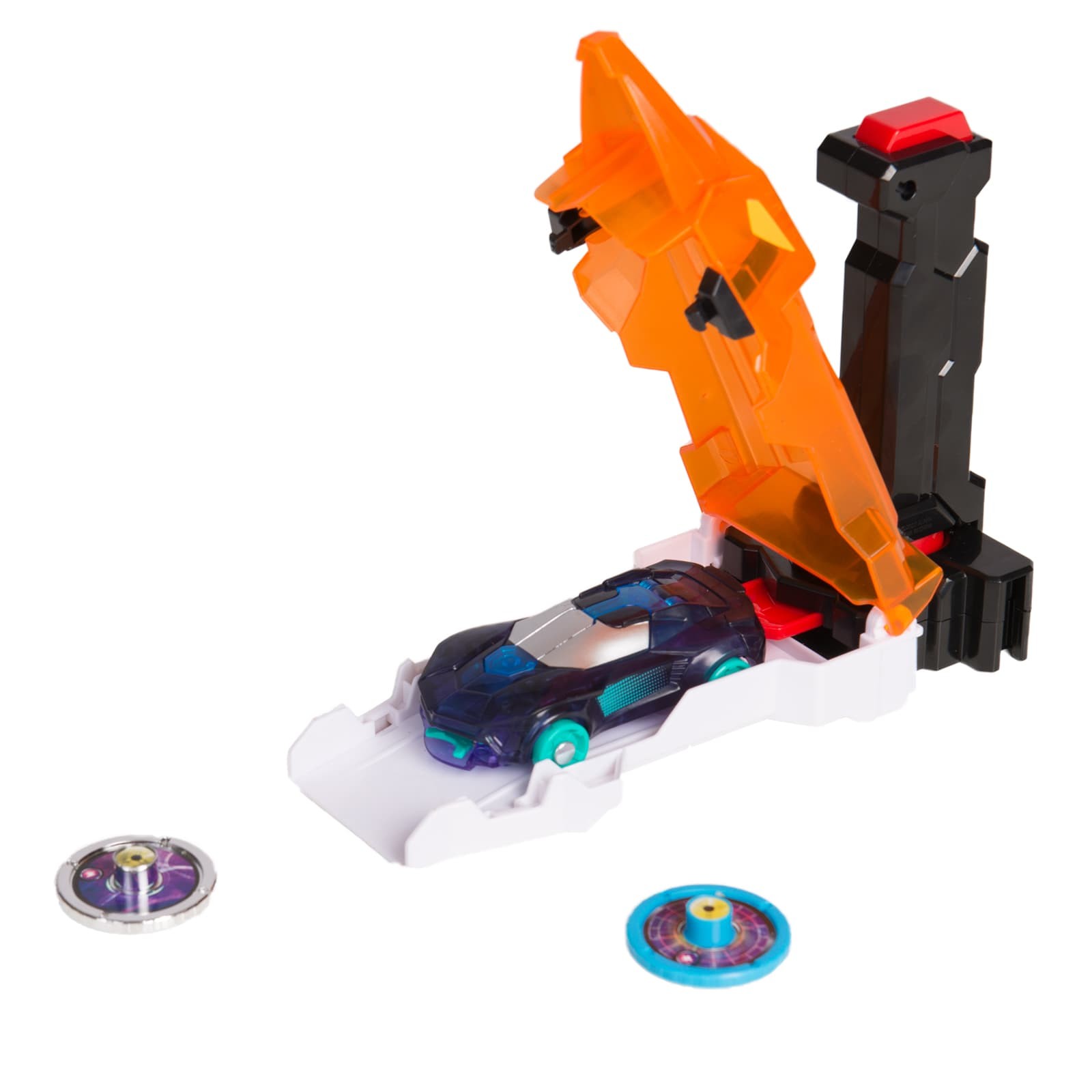 Скричер-катапульта оранжевая и машинка Дикие Скричеры игровой набор (Screechers Wild)