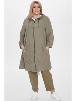 Кардиган женский, размер 64, зелёный