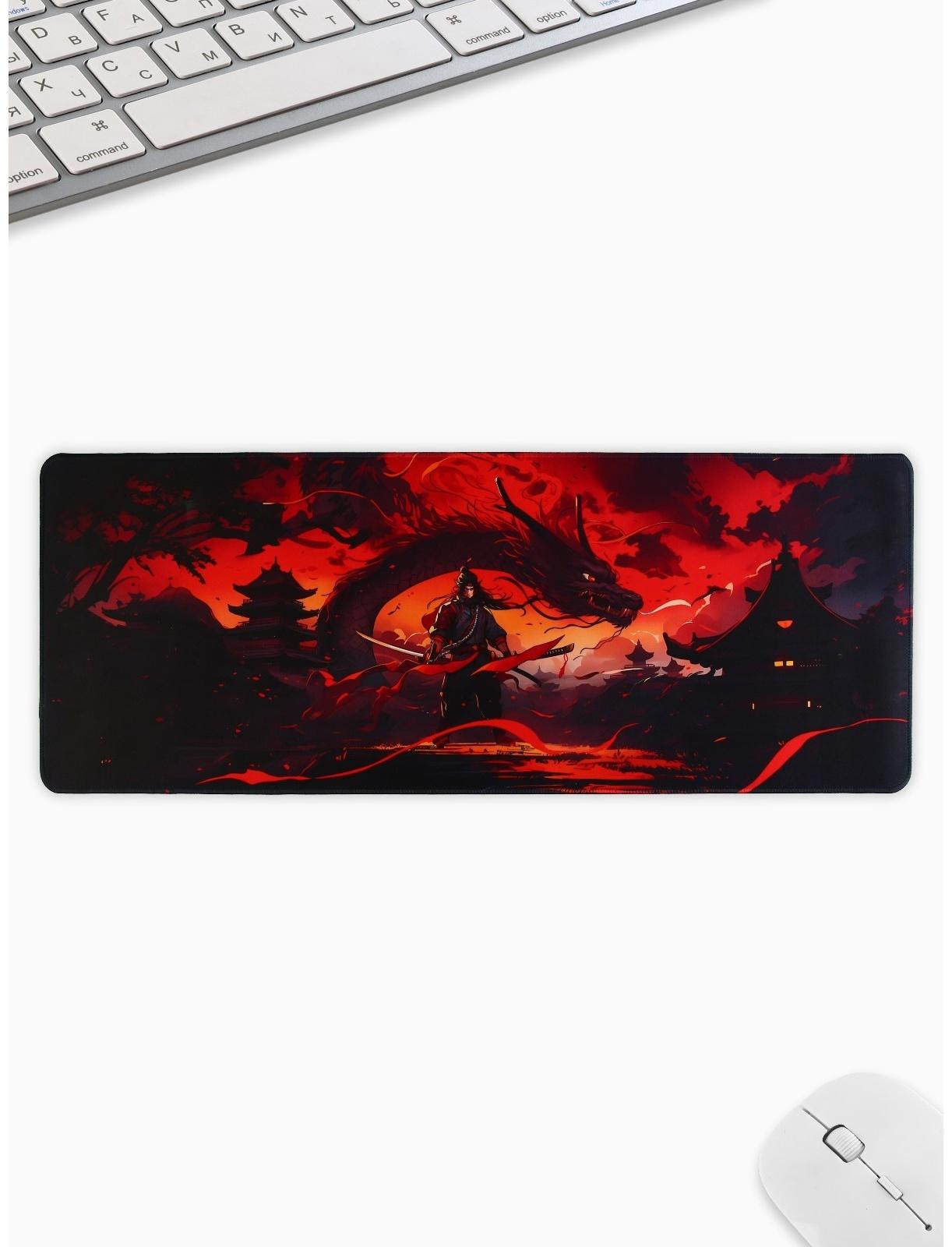 Коврик для компьютерной мыши «Самурай», 30×80 см