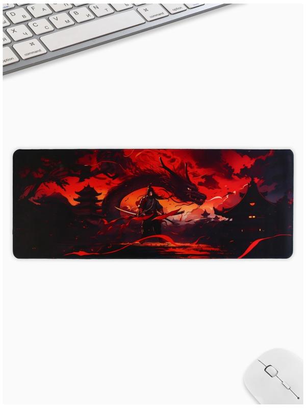 Коврик для компьютерной мыши «Самурай», 30×80 см