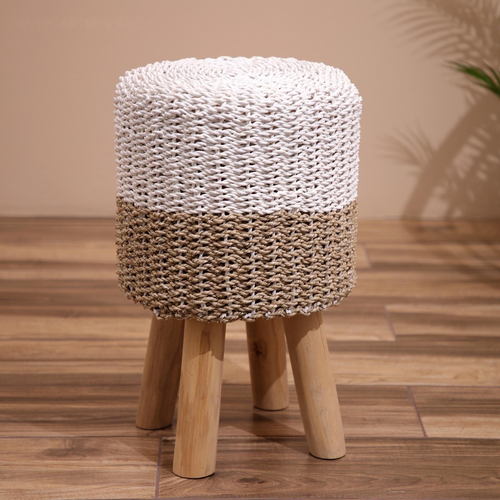 Табурет плетёный, 33×33×50 см