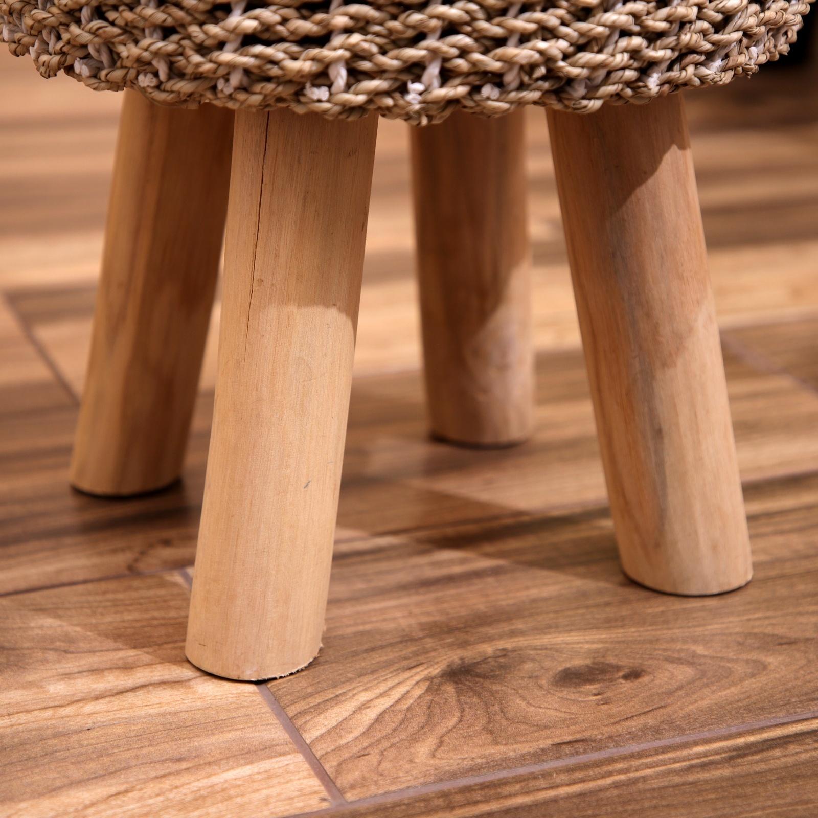 Табурет плетёный, 33×33×50 см