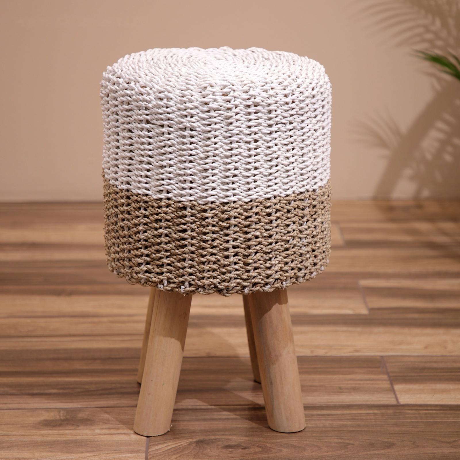 Табурет плетёный, 33×33×50 см