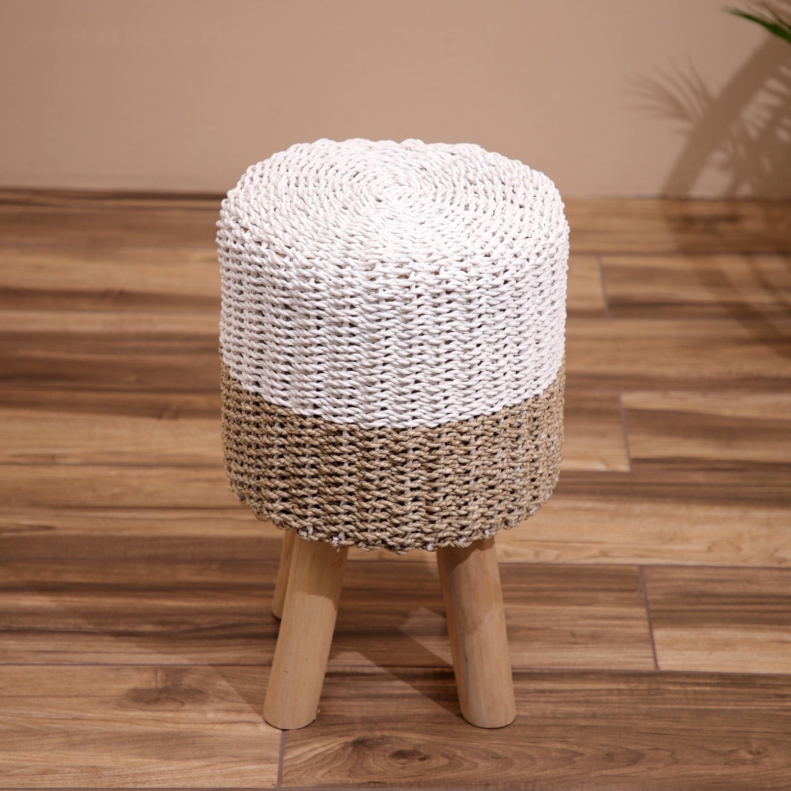 Табурет плетёный, 33×33×50 см
