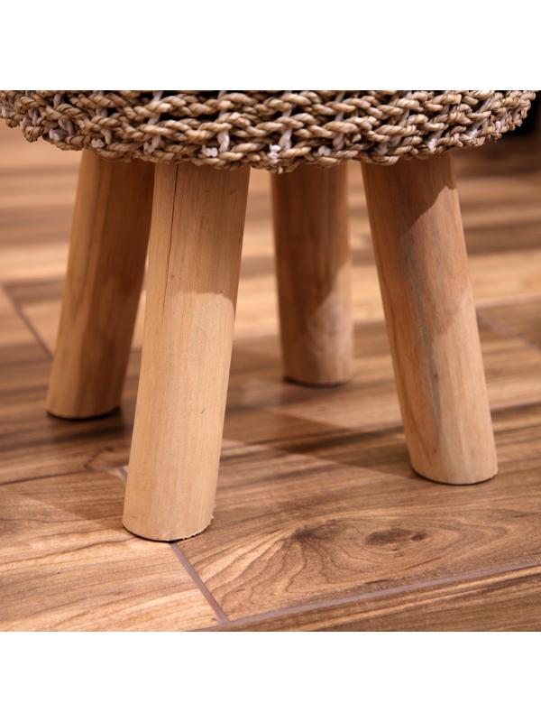 Табурет плетёный, 33×33×50 см