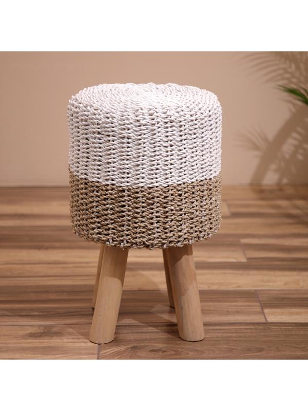 Табурет плетёный, 33×33×50 см