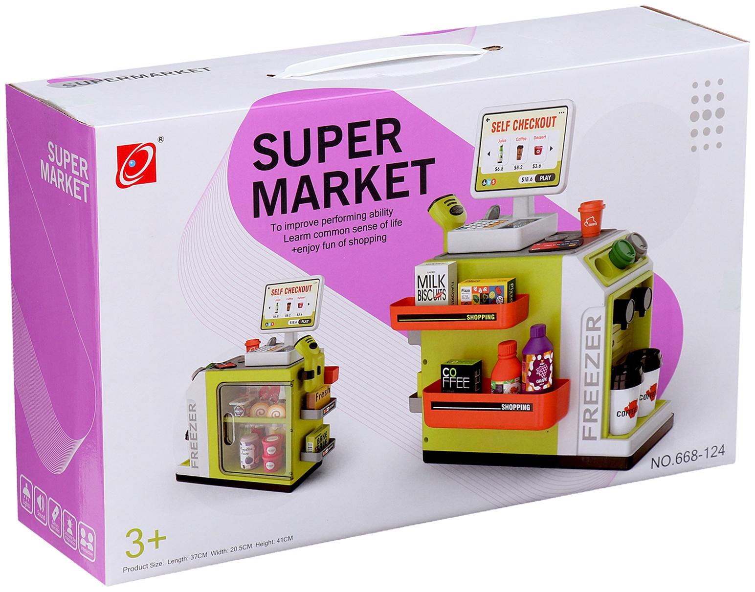 Игровой модуль «Магазин», кофейня с аксессуарами, звуковые эффекты